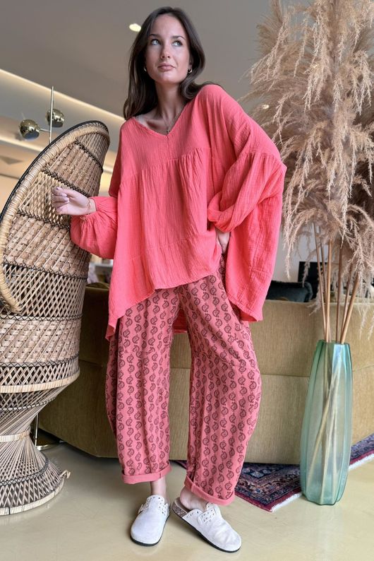 Suri Cushion Cotton Artist Smock Watermelon /15=